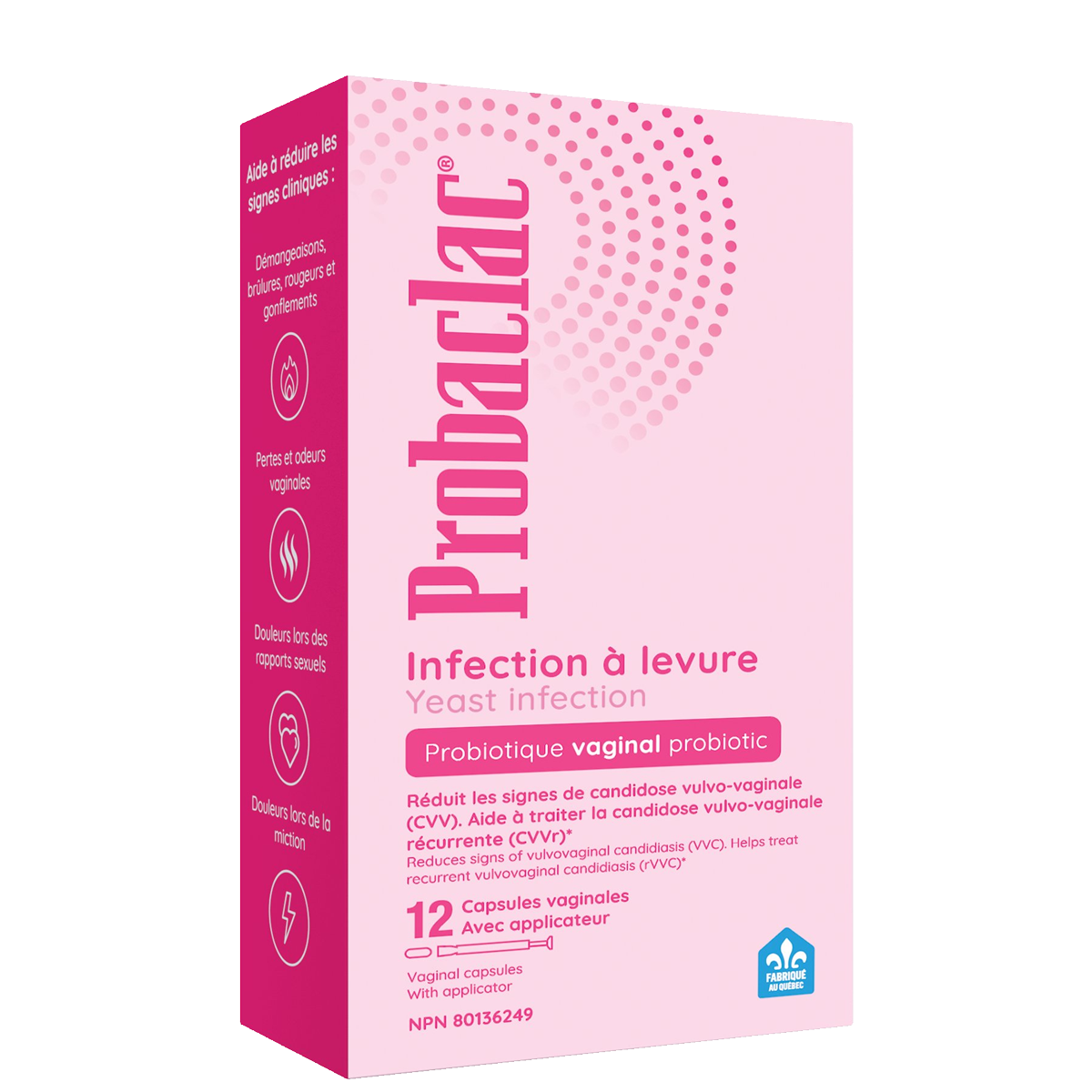 Probaclac Yeast Infection product box